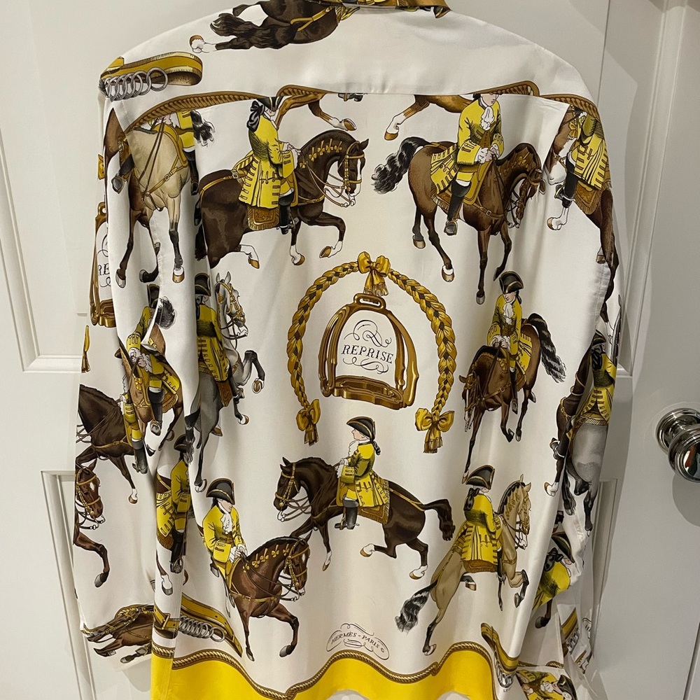 Hermes silk shirt